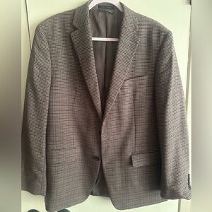 Ralph Lauren Men's Brown Herringbone Blazer vintage